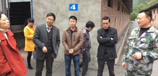李首成副主任一行到荥经县检查指导扶贫项目