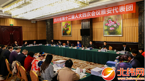 省十二届人大四次会议雅安代表团召开第二次会议 集思广益献良策 凝心聚力谋发展