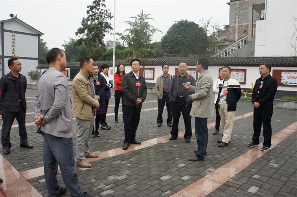 名山区人大常委会视察全民健身体育设施建设管理工作