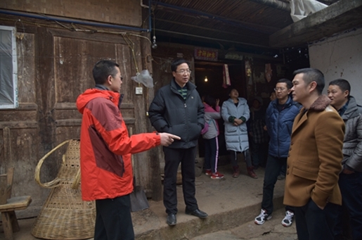 杨兴品副主任在马烈乡、永利乡