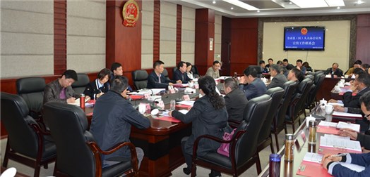 全市人大办公室及宣传工作联系会召开