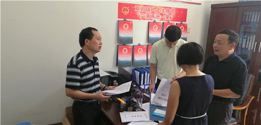 秘书长罗强在芦山县调研乡镇人大工作和代表履职工作情况