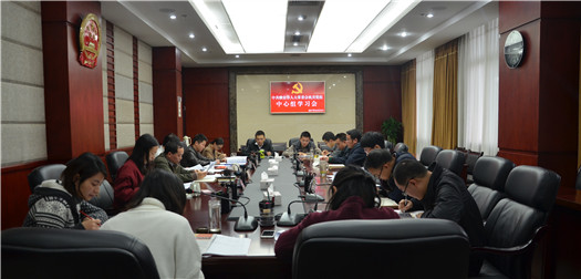 市人大常委会机关党组中心组召开党的十九大精神专题学习会