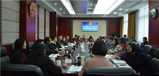 省人大教科文卫委员会副主任委员钟剑麟一行调研雅安市社会事业灾后重建项目设施运营管理工作