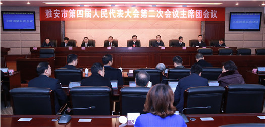 市四届人大二次会议 主席团举行第五次会议