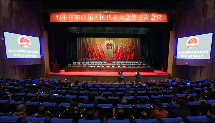 市四届人大三次会议举行预备会议