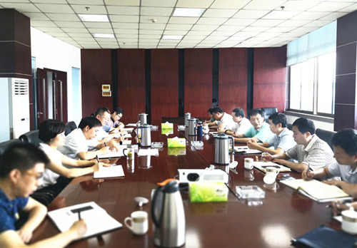 李伊林到经开区参加上海泰盛集团30万吨浆纸项目招商引资推进协调会