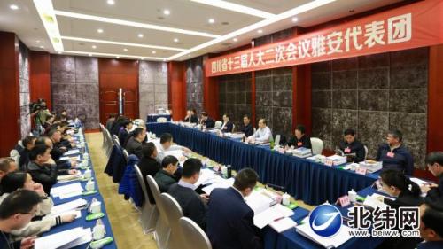 雅安代表团举行第六、七次会议 审查省人大常委会和省高级人民法院工作报告 叶壮兰开驰邹瑾李伊林参加审查