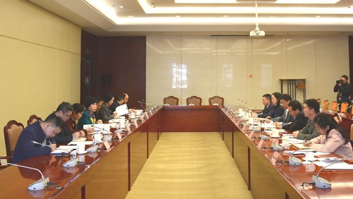 杨兴品率队赴省人大常委会办公厅汇报工作