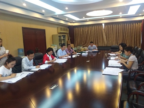 市人大常委会法工委到省水利厅征求《雅安市村级河（湖）长制条例（草案）》修改意见
