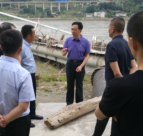 李伊林赴多营水厂调研取水设施受灾情况    要求确保水质优良 保障百姓饮水安全