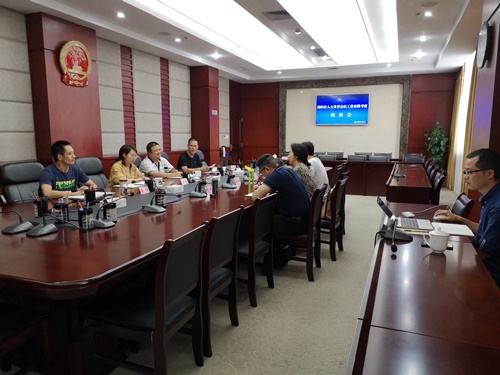 绵阳市人大常委会法工委来雅考察备案审查信息平台建设工作
