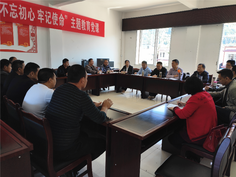 李勇到荥经县五宪乡坪阳村调研村集体经济发展和讲党课