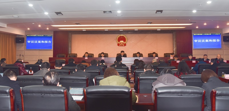 市第四届人大常委会召开第二十八次会议