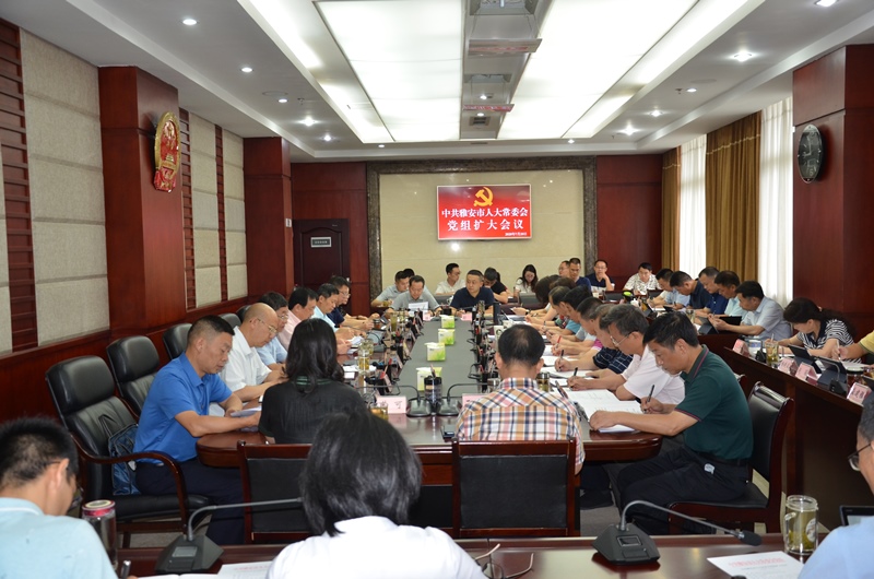 市人大常委会党组召开扩大会议 充分认识颁布实施民法典重大意义 依法更好保障人民合法权益