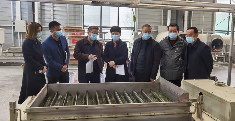 刘平调研名山区茶叶集中加工园区和成雅工业园区建设情况