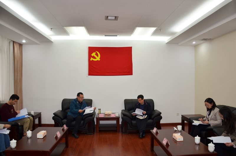 市直属机关工委副书记、机关纪工委书记赵迎鸿一行到市人大常委会机关调研指导机关党建工作