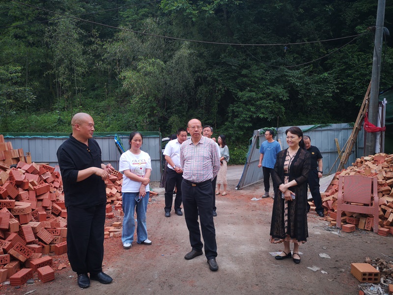 郑尚堃深入雨城区碧峰峡镇调研指导乡村振兴工作