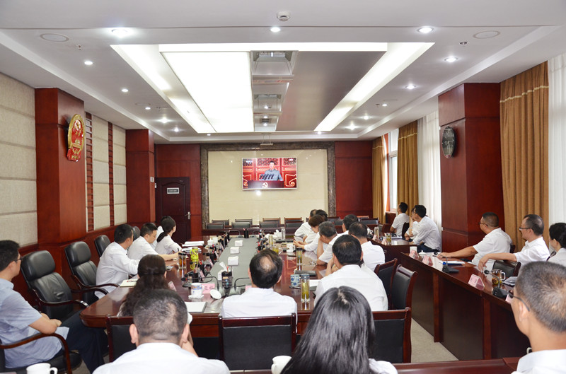 市人大常委会机关组织收看庆祝中国共产党成立100周年大会