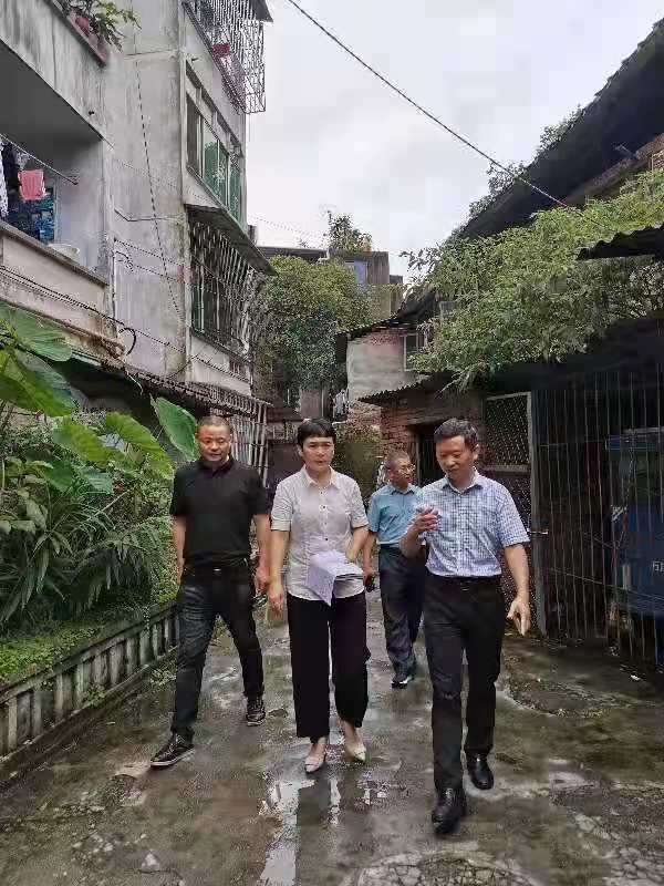 彭学松赴名山区督导网格化“联包帮”工作