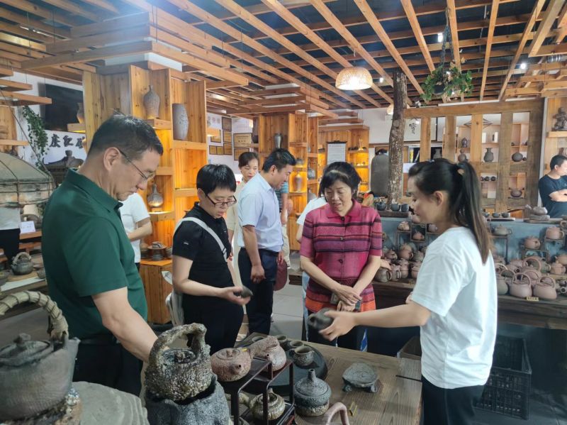 省人大教科文卫委副主任委员徐建群一行来雅开展非物质文化遗产法实施情况暨古籍保护立法调研