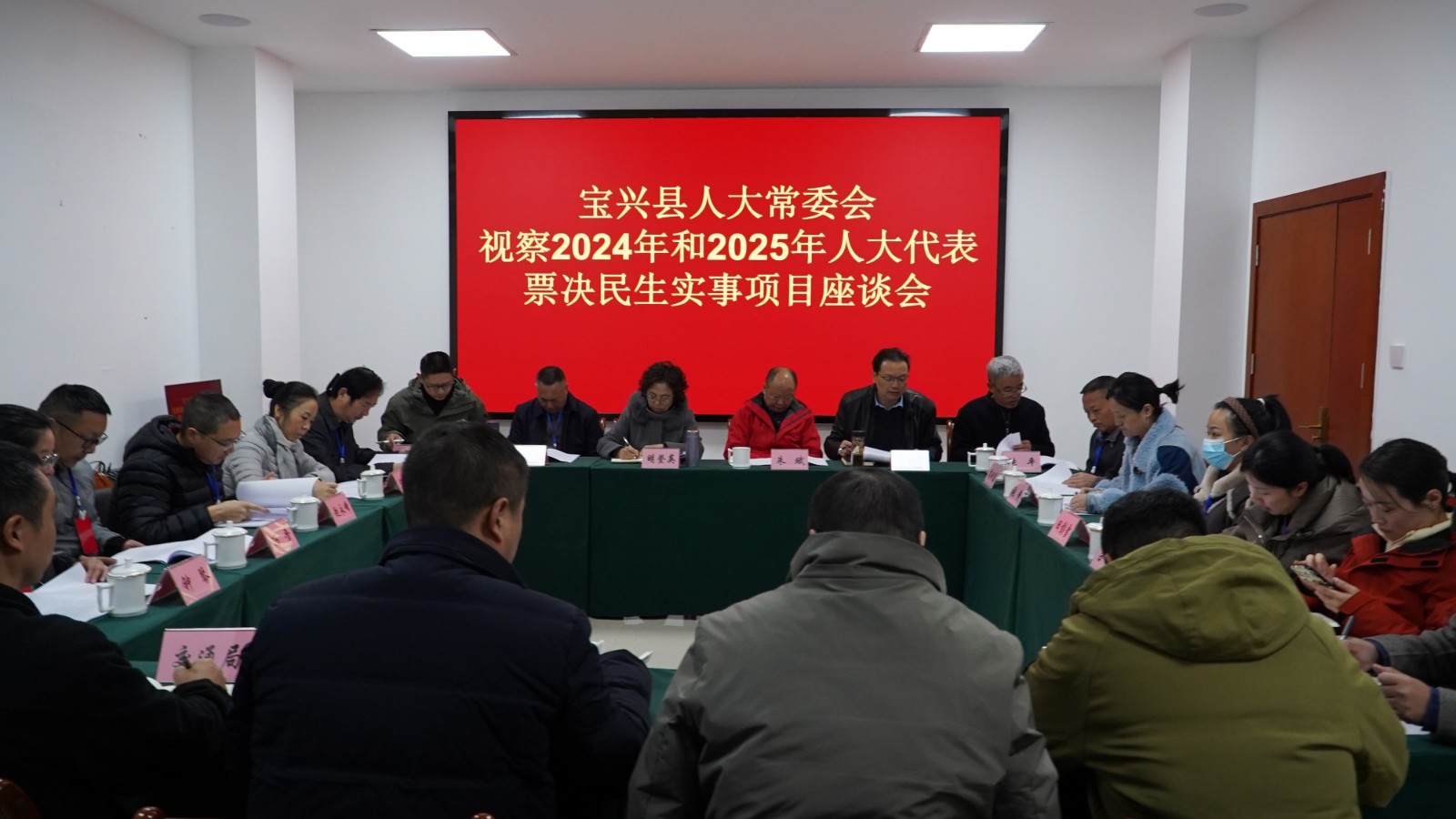 宝兴县人大常委会视察2024年和2025年人大代表票决民生实事项目情况