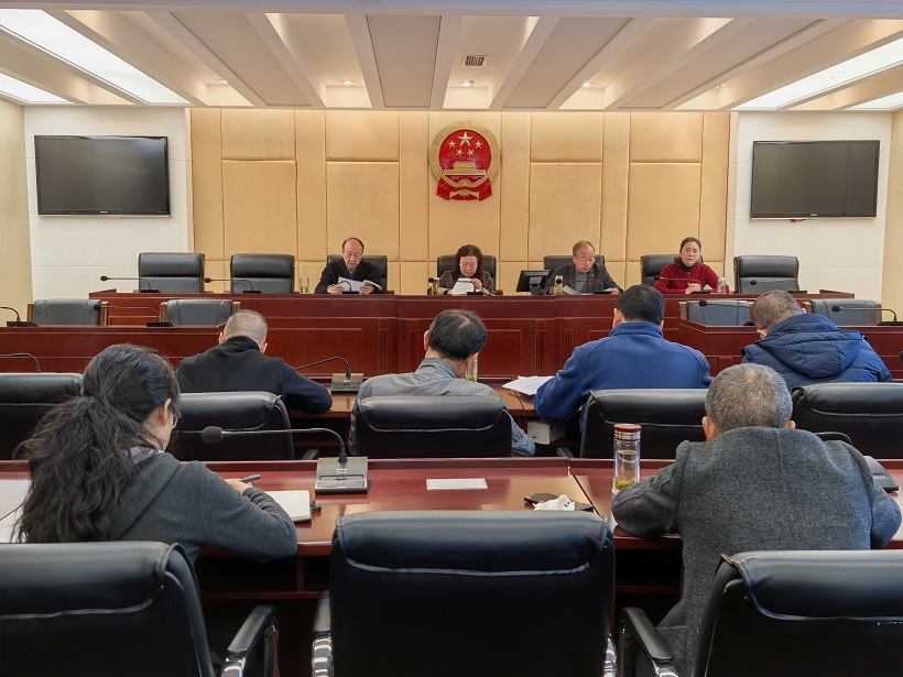 石棉县人大常委会传达学习全国和省、市人代会精神