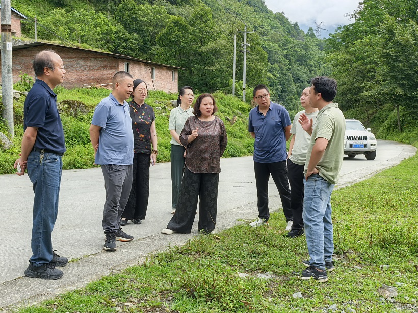 市人大常委会副主任蒲丹惠调研石棉县生猪产业发展情况